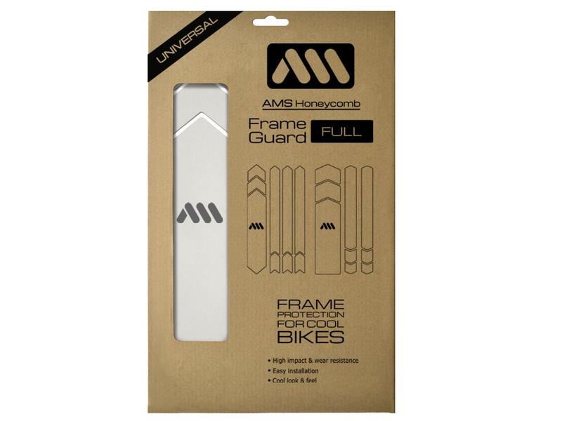 ALL MOUNTAIN STYLE HONEYCOMB FRAME GUARD (FULL) CLEAR/SILVER