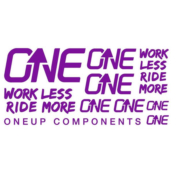 ONE UP DECAL KIT HB [PURPLE]