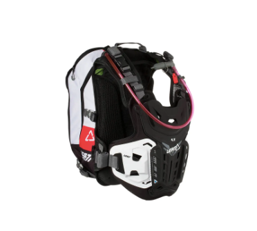 LEATT CHEST PROTECTOR GPX 4.5 HYDRA BLACK/WHITE - COMBO PRODUCT - END OF RANGE; WHILE STOCKS LAST