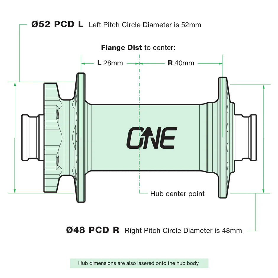 ONEUP HUB - FRONT- 15x110 BOOST