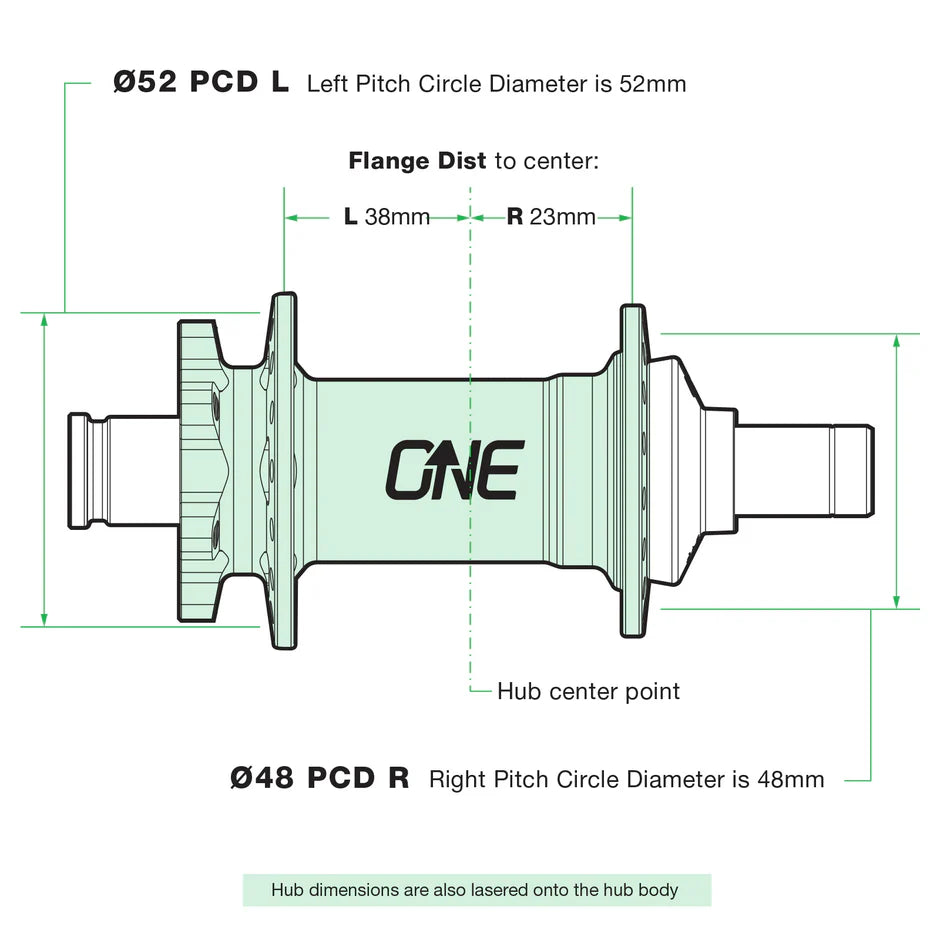 ONEUP HUB - REAR - 12x148 BOOST [Freehub sold separately]