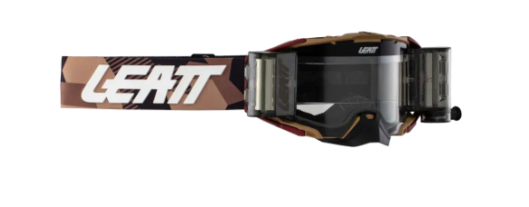 LEATT GOGGLE VELOCITY 6.5 ROLL-OFF [RUBYSTONE] 2024 *NEW*