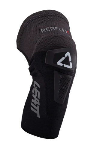 LEATT KNEE GUARD REAFLEX HYBRID JUNIOR [BLACK] 2024 *NEW*