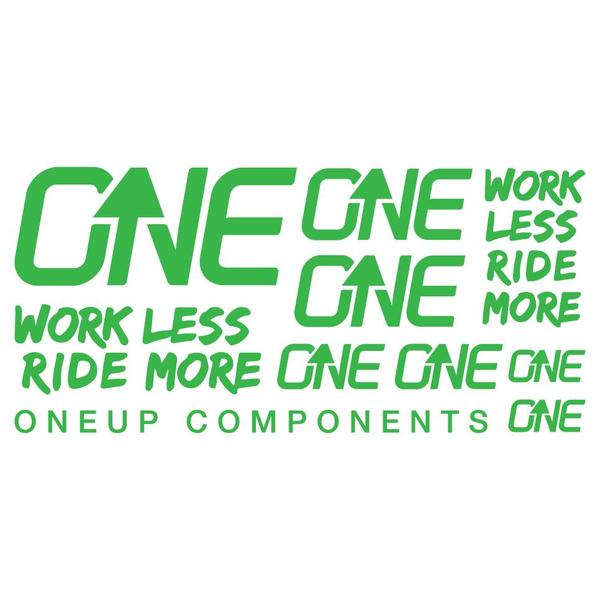 ONE UP DECAL KIT HB [GREEN]