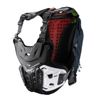 LEATT CHEST PROTECTOR MOTO 4.5 HYDRA [BLACK/RED] 2023